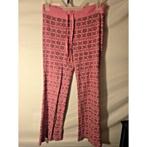 Xhileration Pink Thermal Pj Pajamas Pants Sleep Womens Size Medium M